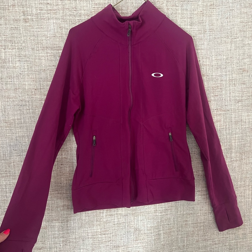 Oakley Women's Plum Full-Zip Athletic Jacket - Picture 2 of 3